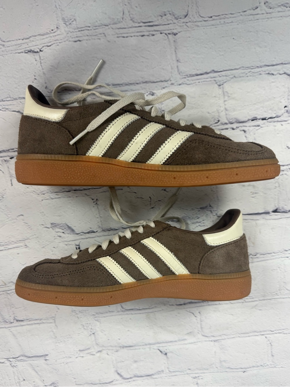 Adidas Originals Handball Spezial Earth Strata/Off White Womens 7 - Picture 8 of 9
